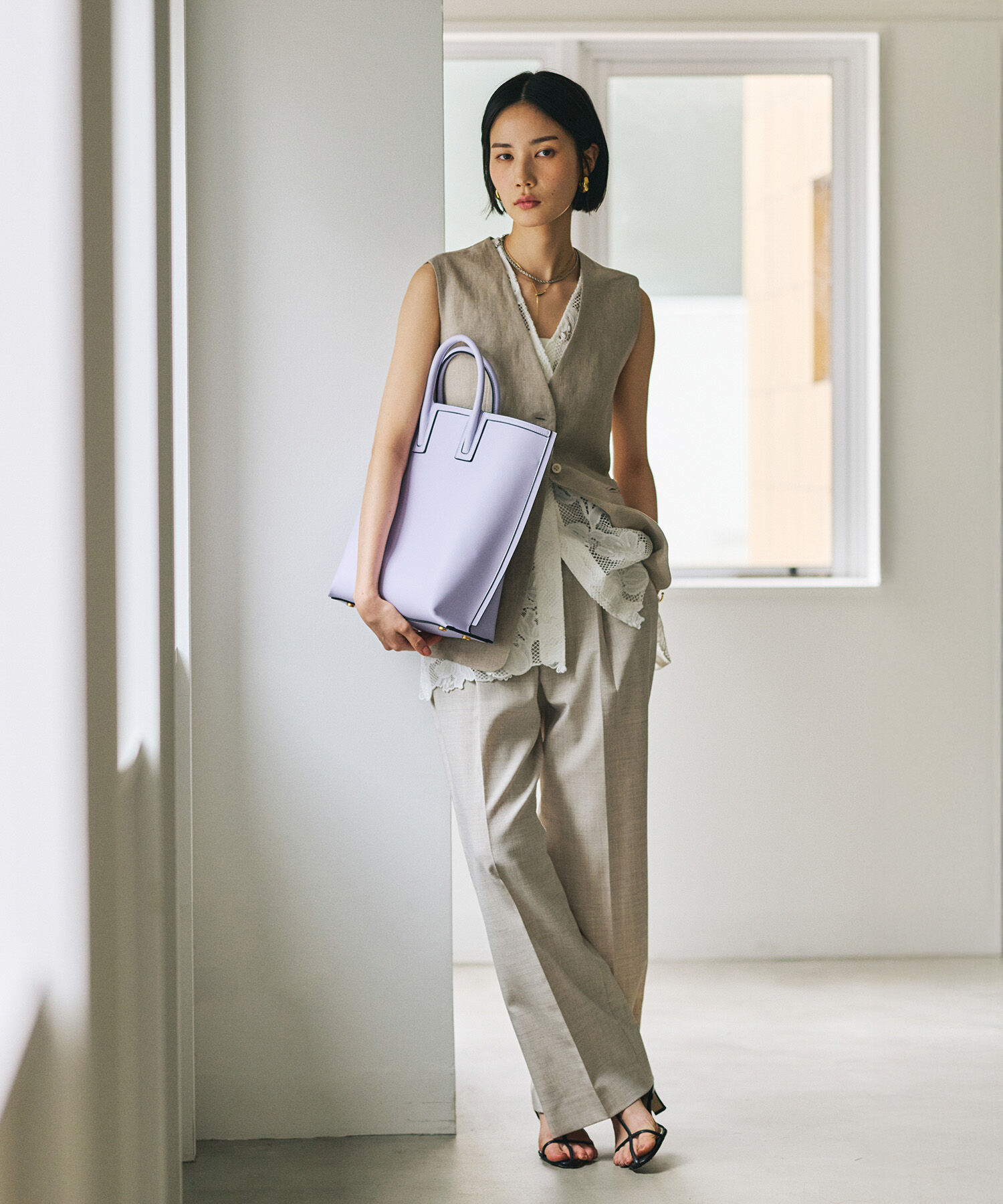 E'POR「【E'POR】【WEB限定】Ree BAG Large/A4対応・通勤・軽量・26SS」|トートバッグ|