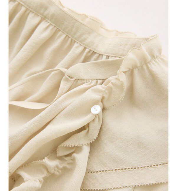 ROPE「【J'aDoRe・一部店舗限定サイズ】2WAYラッフルフリルブラウス(襟取り外し可能 )/イージーケア」|シャツ・ブラウス|