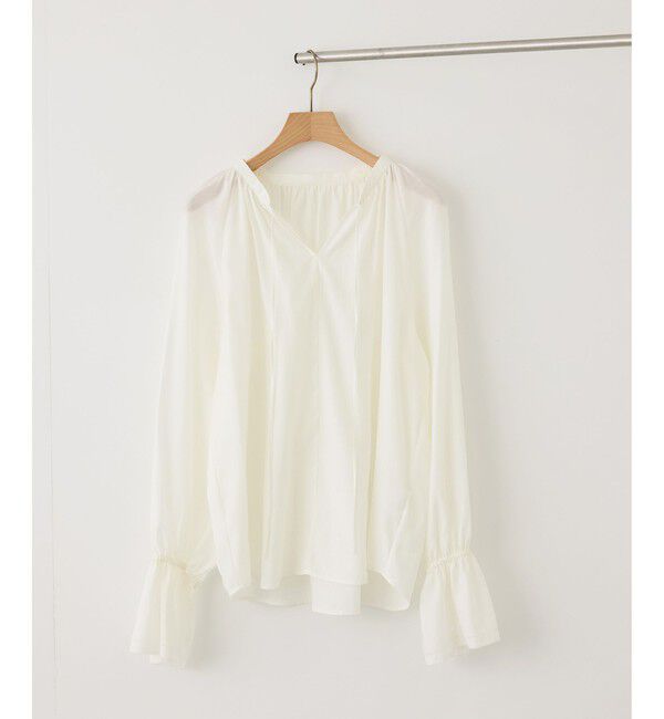 ROPE「【J'aDoRe・一部店舗限定サイズ】2WAYラッフルフリルブラウス(襟取り外し可能 )/イージーケア」|シャツ・ブラウス|