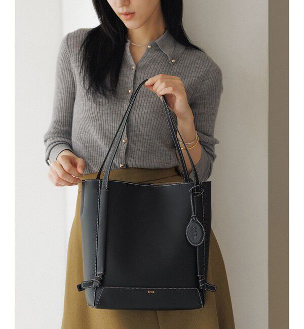 E'POR「【E'POR】KNOT BAG Medium/軽量・撥水・通勤・26AW新型」|トートバッグ|