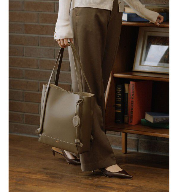 E'POR「【E'POR】KNOT BAG Medium/軽量・撥水・通勤・26AW新型」|トートバッグ|