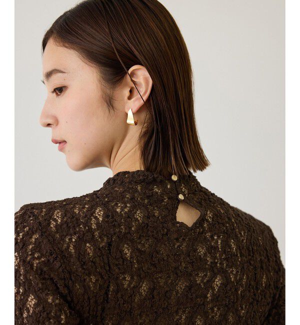 ROPE「【J'aDoRe・一部店舗限定サイズ】カムイレースハイネックカットソー/イージーケア」|Tシャツ・カットソー|