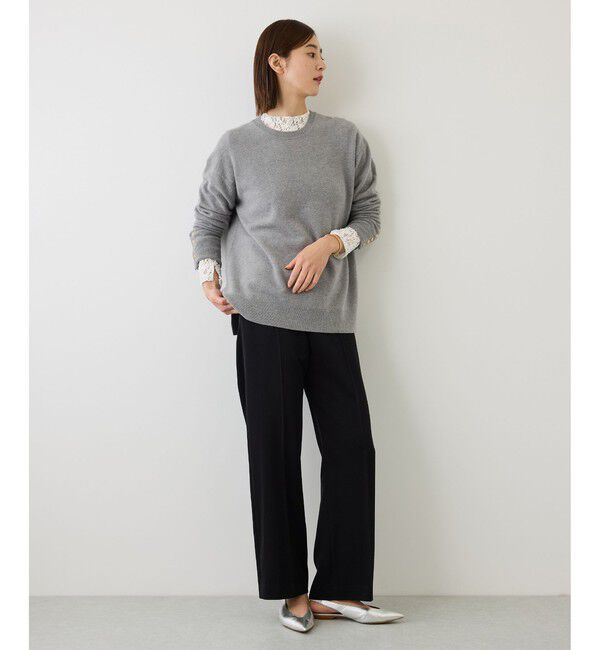 ROPE「【J'aDoRe・一部店舗限定サイズ】カムイレースハイネックカットソー/イージーケア」|Tシャツ・カットソー|