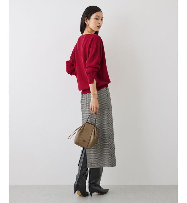 ROPE「【J'aDoRe・一部店舗限定サイズ】カシミヤ100% ボートネックドルマンスリーブニット」|ニット・セーター|