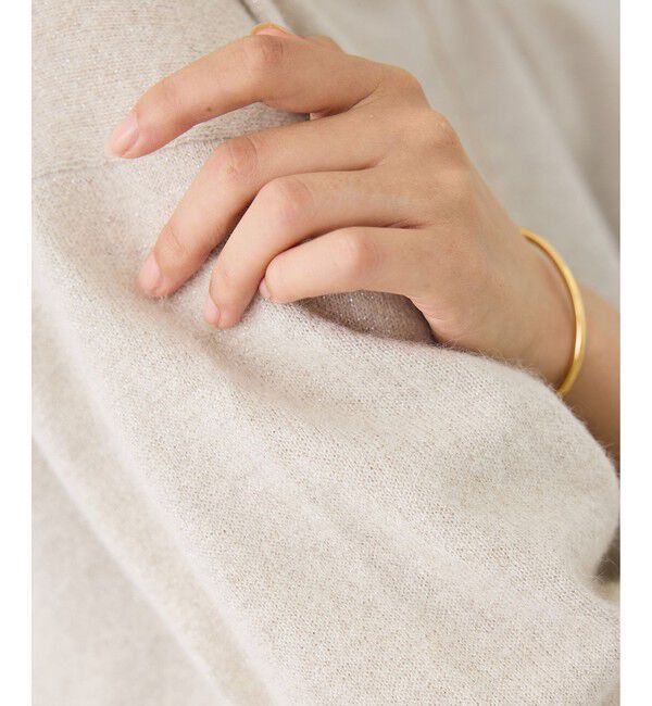ROPE「【J'aDoRe・一部店舗限定サイズ】ウールフォックスラメハイネックニット(サイドスリット入り)」|ニット・セーター|