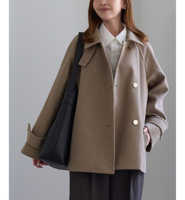 Rope&rsquo;Picnic「【WEB限定カラー】ジャージーメルトン 金ボタンミドル丈コート/低身長・小柄さんサイズ有り」|その他|