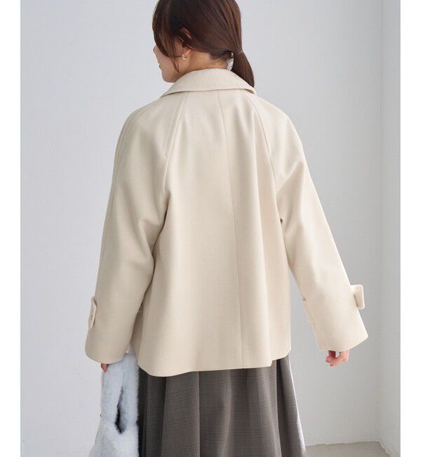 Rope&rsquo;Picnic「【WEB限定カラー】ジャージーメルトン 金ボタンミドル丈コート/低身長・小柄さんサイズ有り」|その他|
