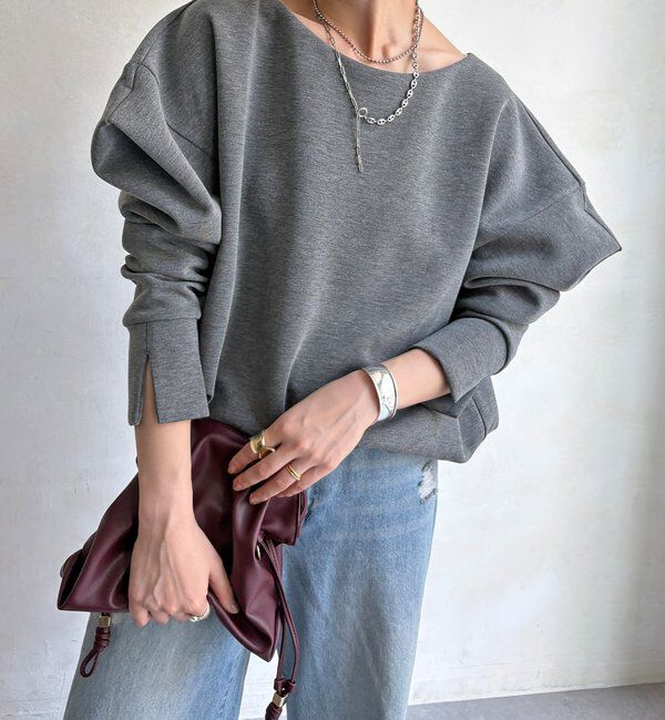  「【WEB限定】パワーショルダースウエット」|Tシャツ・カットソー|