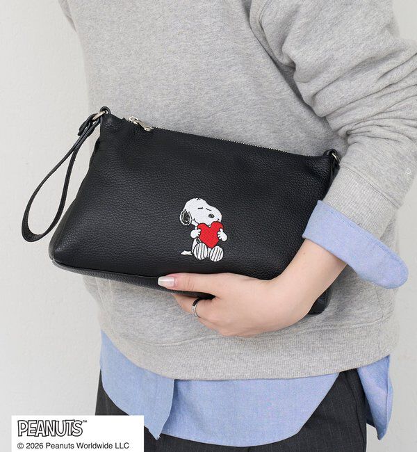  「《PEANUTS&times;russet》レザーショルダーバッグ」|ショルダー・メッセンジャー|