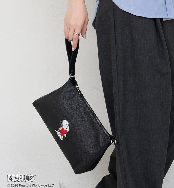  「《PEANUTS&times;russet》レザーショルダーバッグ」|ショルダー・メッセンジャー|