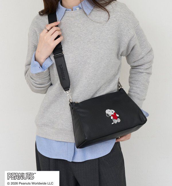  「《PEANUTS&times;russet》レザーショルダーバッグ」|ショルダー・メッセンジャー|
