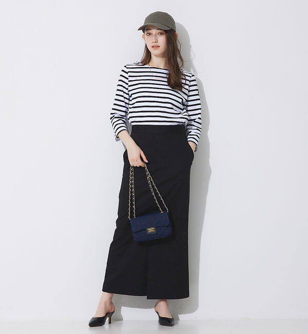 Rouge vif「【CHANTE CLAIR/シャントクレール】ボーダーロンT」|Tシャツ・カットソー|