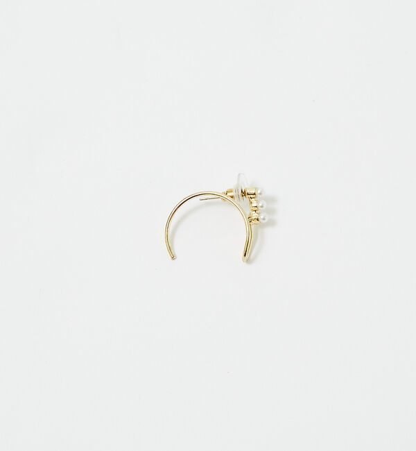 Rouge vif「【sauvage peau】パールピアス＆イヤカフ 3Pセット」|ピアス|