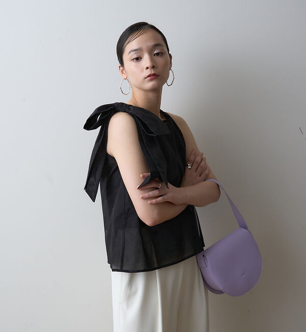 Rouge vif「【一部店舗限定】ショルダービッグリボンブラウス」|シャツ・ブラウス|