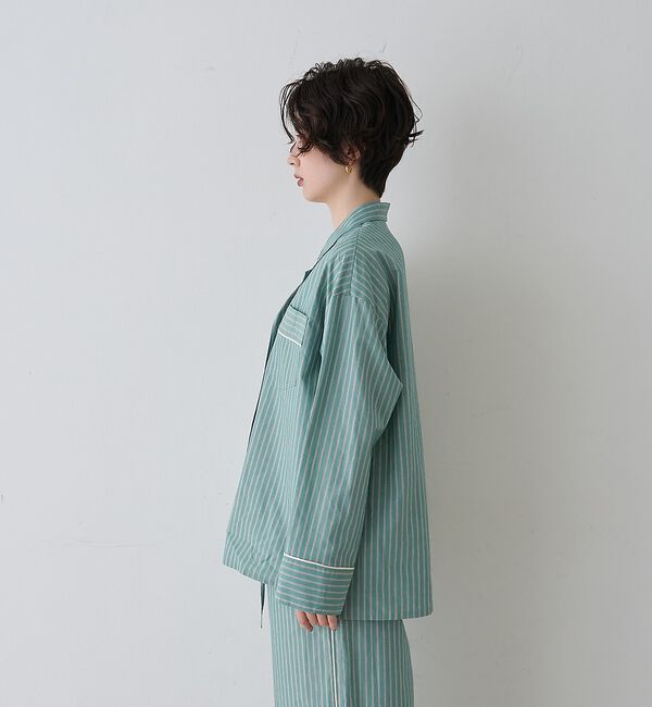 Rouge vif「【セットアップ対応】オープンカラーシャツ」|シャツ・ブラウス|