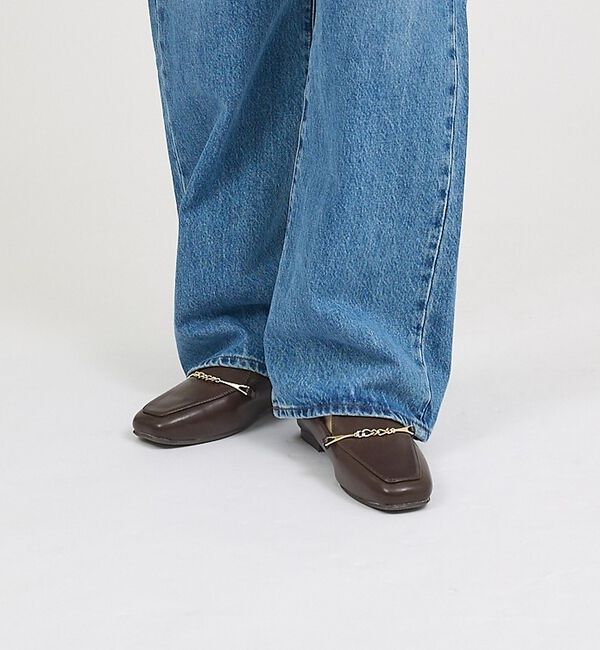 AU BANNISTER「【販売店舗限定】バブーシュビットモカスクエアトゥローファー」|ローファー|