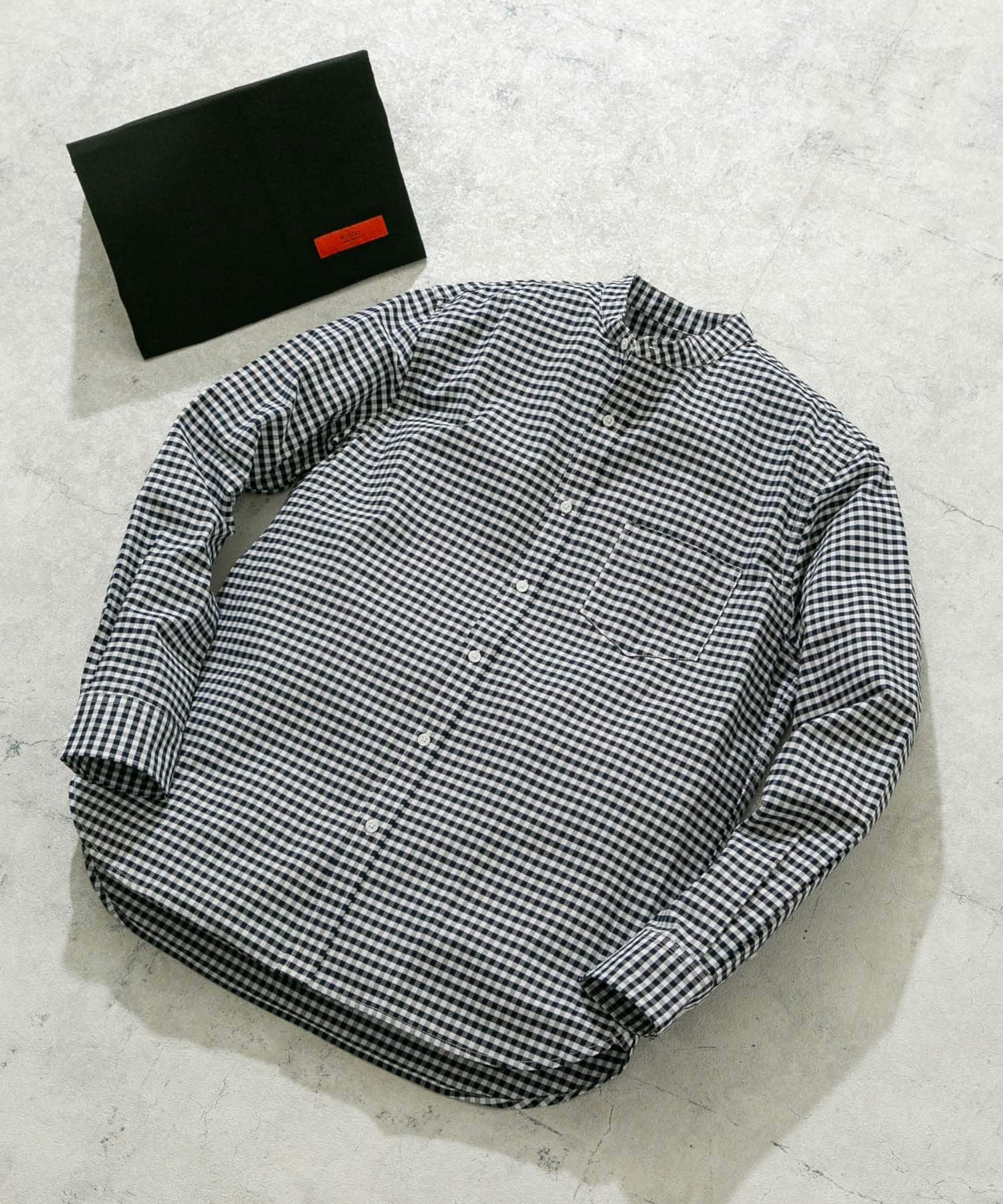 URBAN RESEARCH ROSSO「『WEB限定』『XXLｻｲｽﾞあり』『抗菌/消臭』ﾊｲﾊﾟﾌｫｰﾏﾝｽｵｯｸ」|シャツ・ブラウス|ネイビー