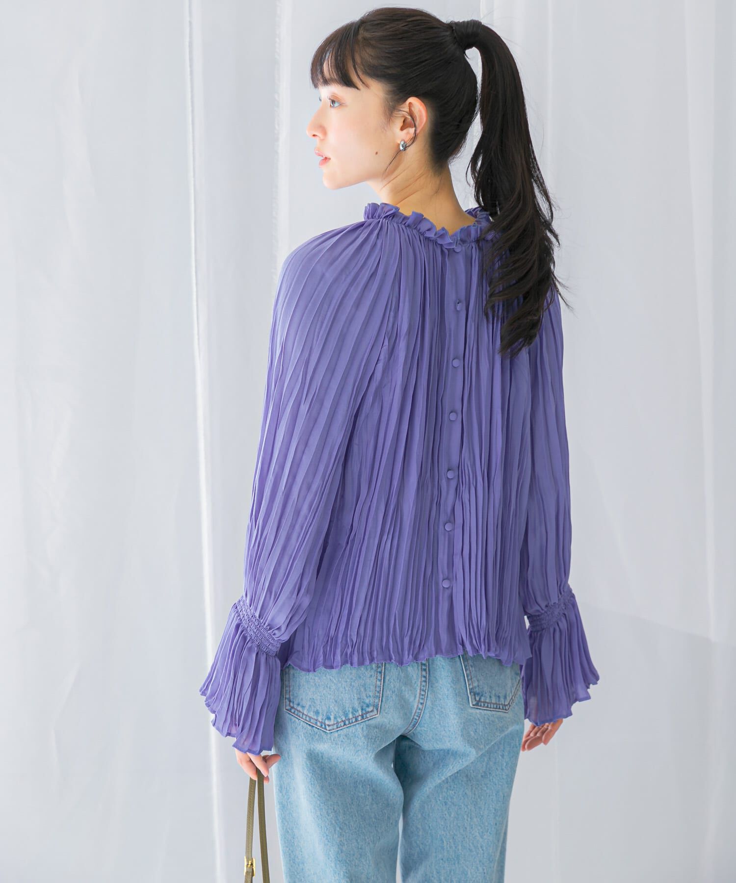 URBAN RESEARCH ROSSO「2WAYプリーツブラウス」|シャツ・ブラウス|