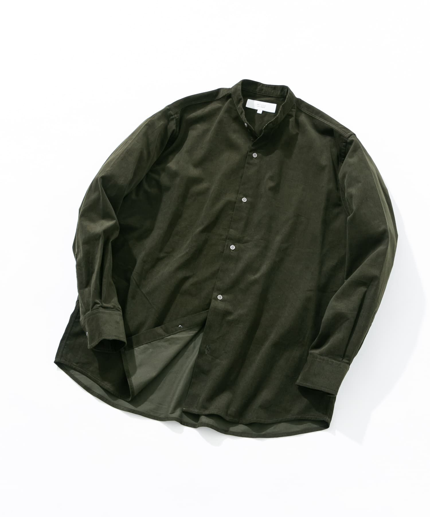 URBAN RESEARCH ROSSO「アーバンリラックスコーデュロイバンドシャツ」|シャツ・ブラウス|