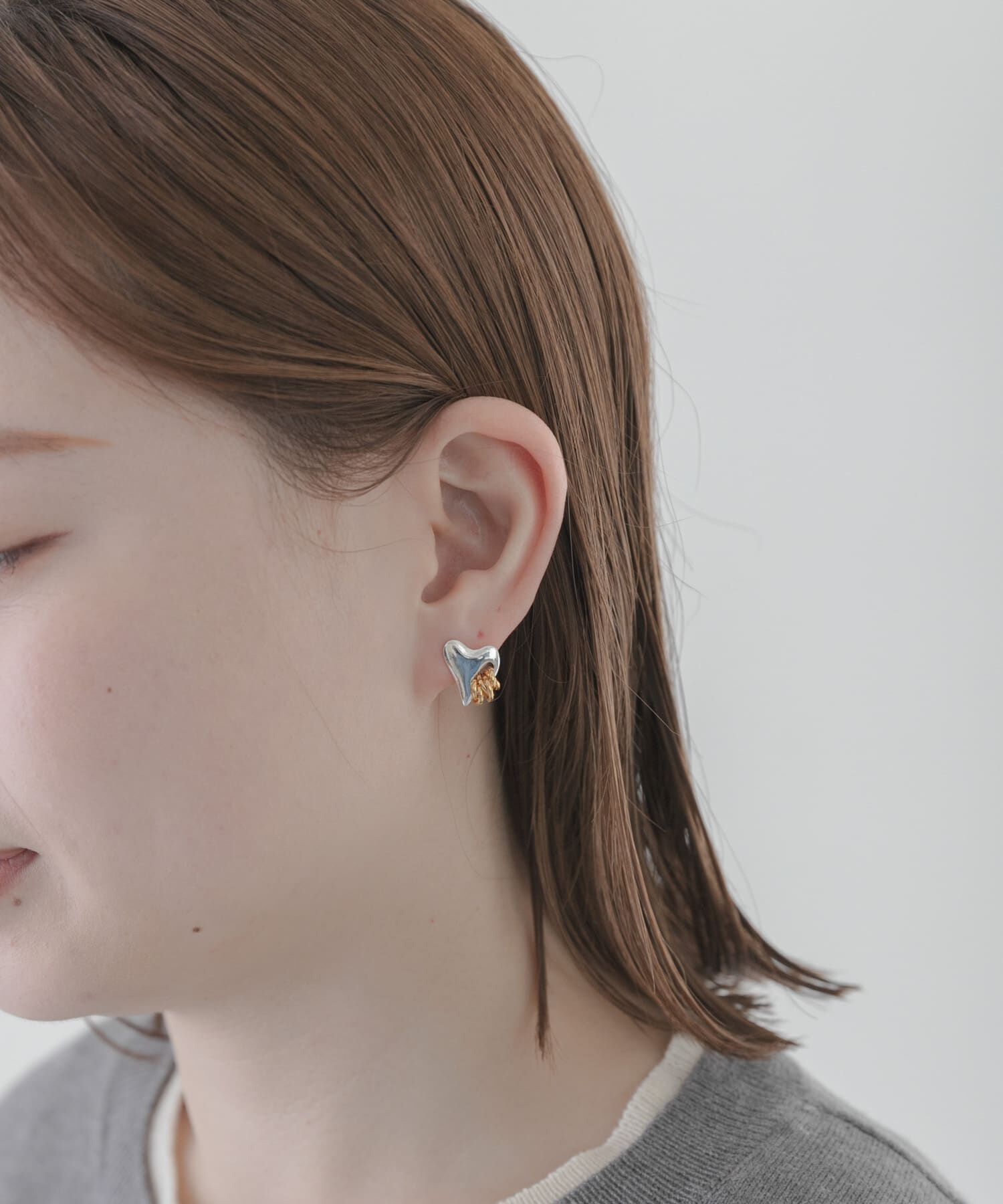 Sonny Label 「LAPUIS　Coil Heart　ピアス」|ピアス|ゴールド系その他