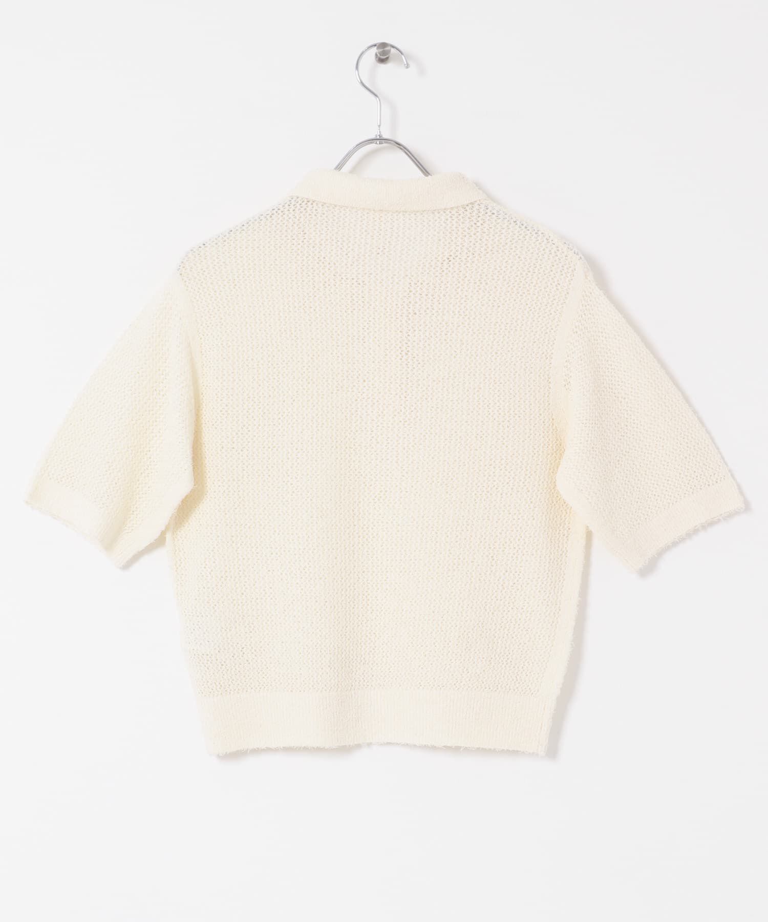URBAN RESEARCH DOORS「Acetate Mix Collared Knit」|ニット・セーター|