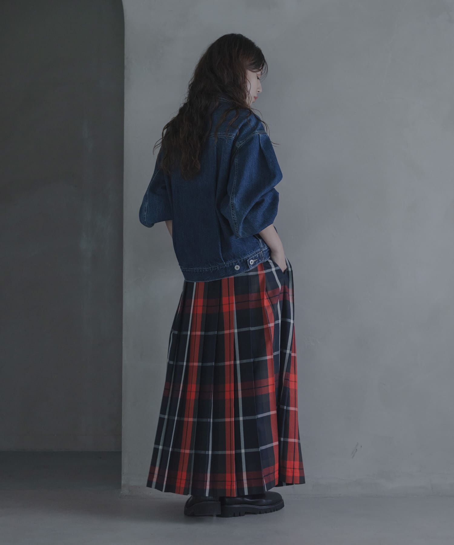 Sonny Label 「チェックプリーツイージースカート」|スカート|