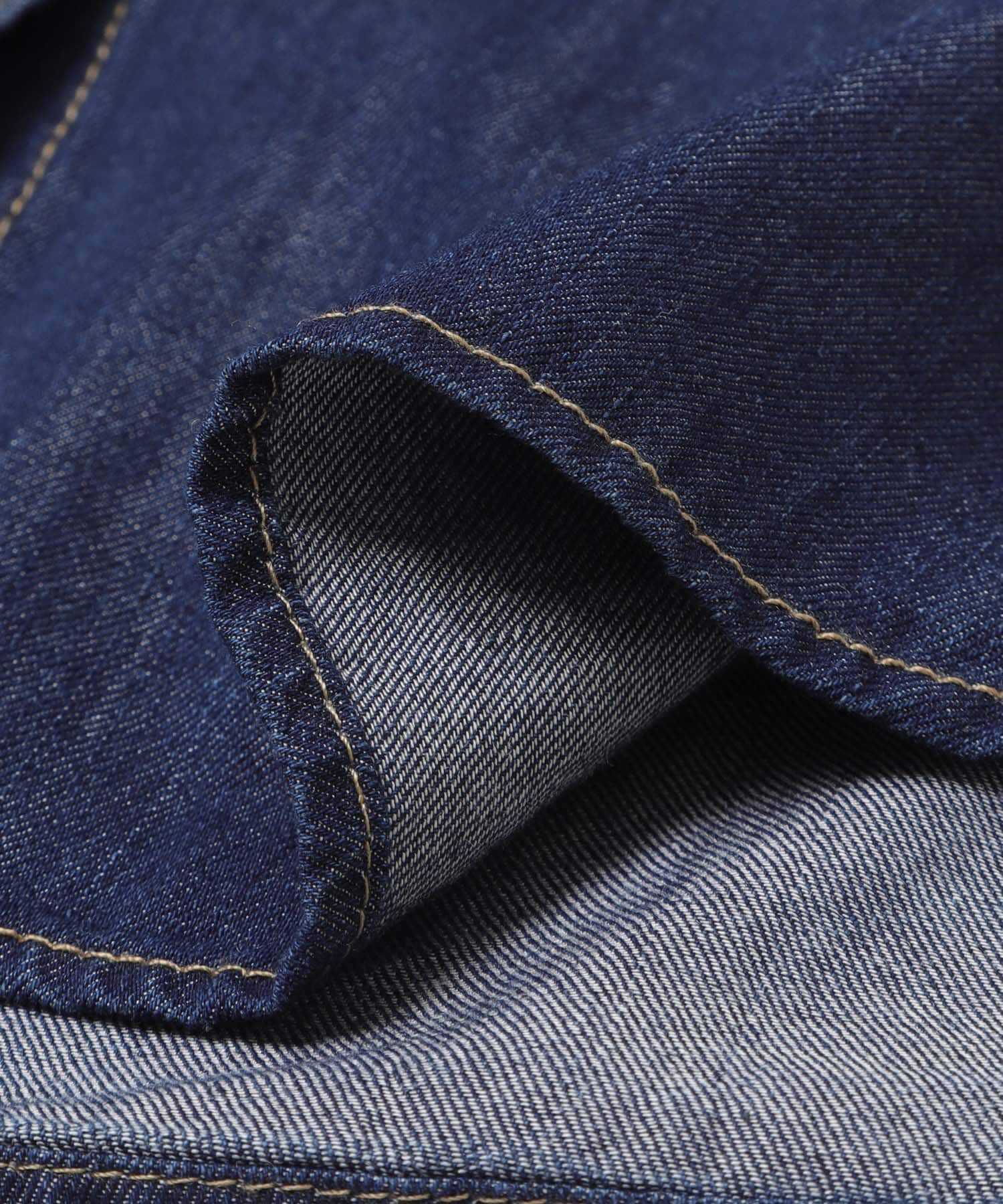 URBAN RESEARCH DOORS「デニムバンドカラーシャツ」|シャツ・ブラウス|