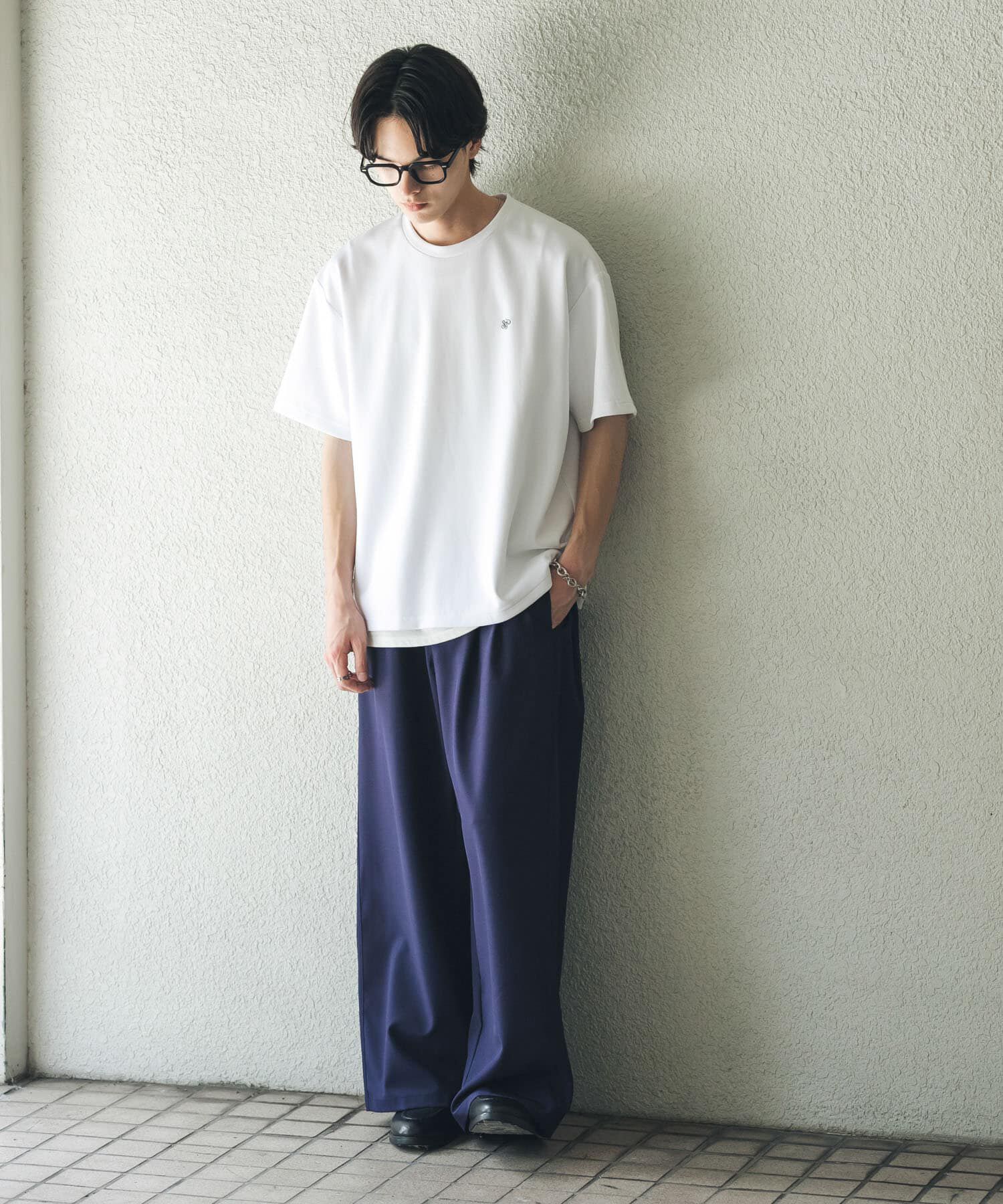 SENSE OF PLACE by URBAN RESEARCH「ワンポイントシシュウロゴTシャツ」|Tシャツ・カットソー|