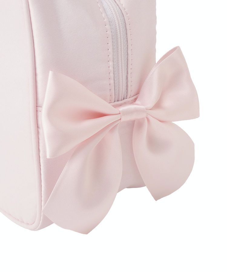 Maison de FLEUR「【保冷機能付き】サテンサイドリボン保冷バッグ」|トートバッグ|