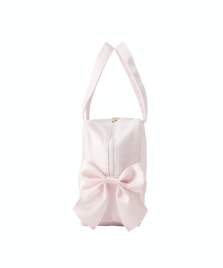 Maison de FLEUR「【保冷機能付き】サテンサイドリボン保冷バッグ」|トートバッグ|