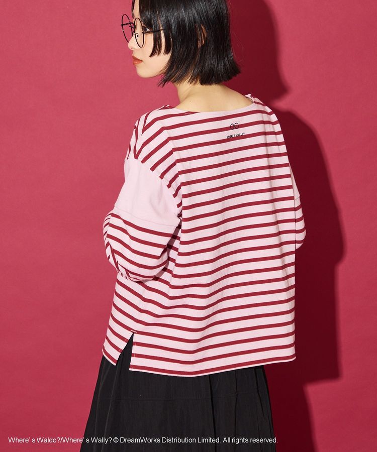 AMERICAN HOLIC「【WHERE'S WALLY?】ボートネックボーダーロンTEE」|Tシャツ・カットソー|