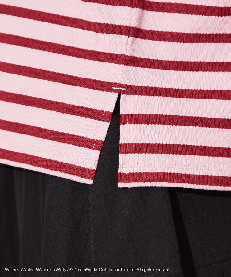 AMERICAN HOLIC「【WHERE'S WALLY?】ボートネックボーダーロンTEE」|Tシャツ・カットソー|