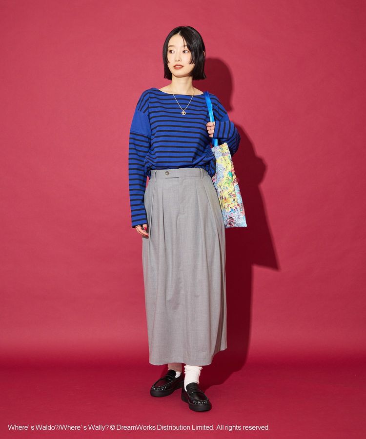 AMERICAN HOLIC「【WHERE'S WALLY?】ボートネックボーダーロンTEE」|Tシャツ・カットソー|