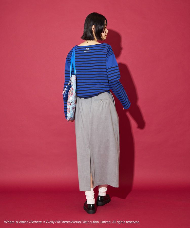 AMERICAN HOLIC「【WHERE'S WALLY?】ボートネックボーダーロンTEE」|Tシャツ・カットソー|
