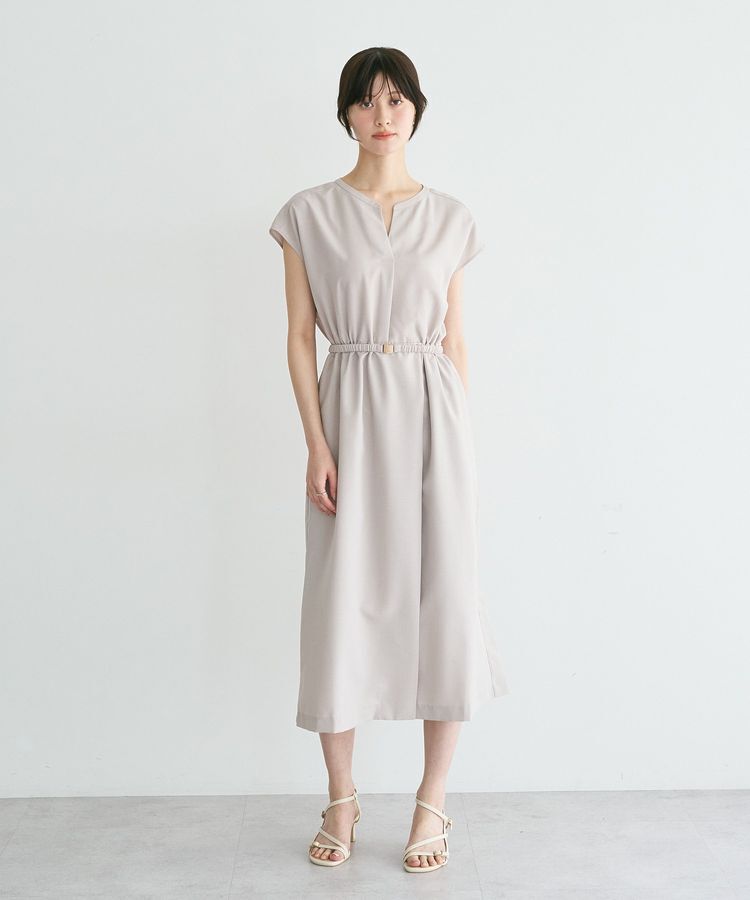YECCA VECCA「リネンライクスキッパーワンピース」|ワンピース|