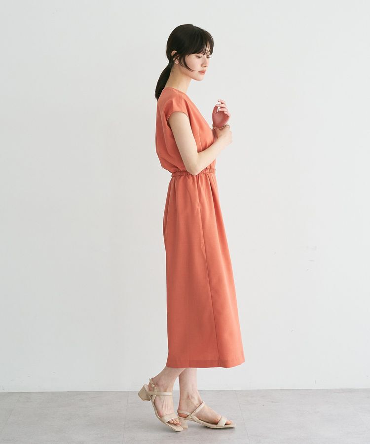 YECCA VECCA「リネンライクスキッパーワンピース」|ワンピース|