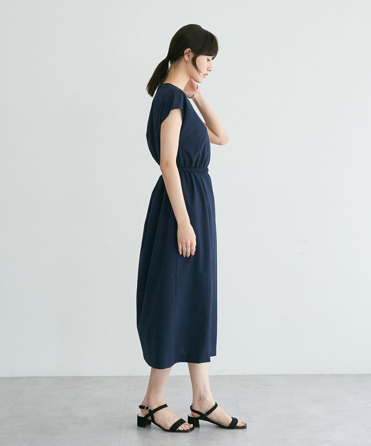 YECCA VECCA「リネンライクスキッパーワンピース」|ワンピース|