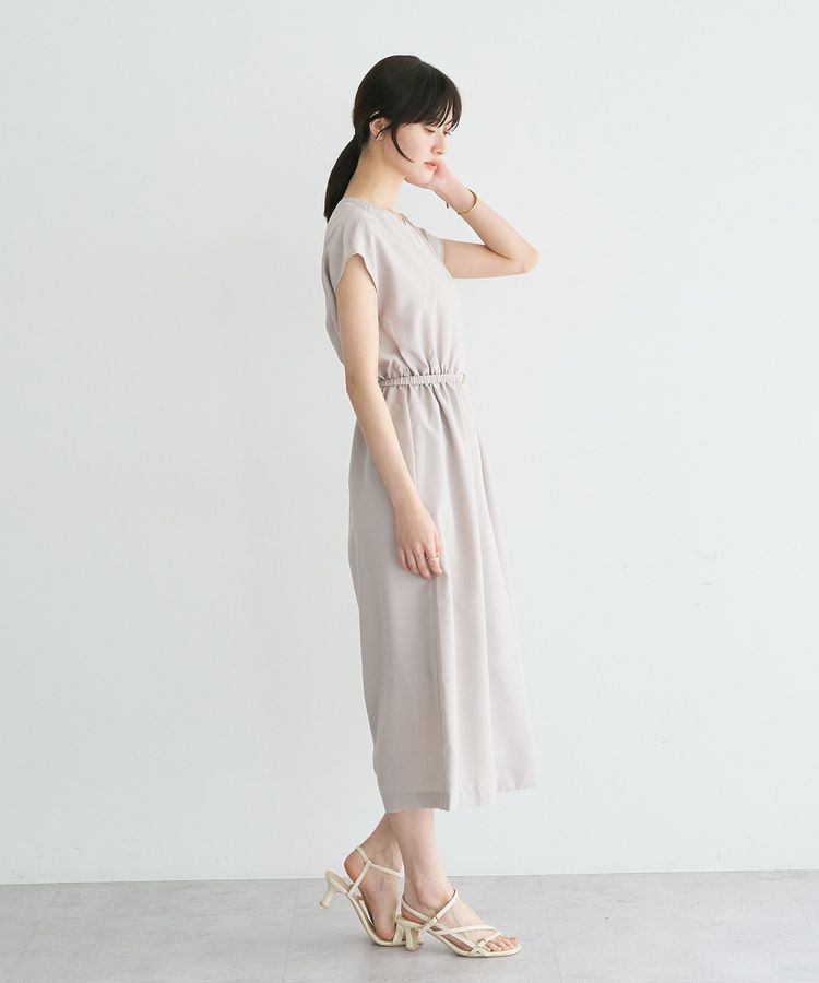 YECCA VECCA「リネンライクスキッパーワンピース」|ワンピース|