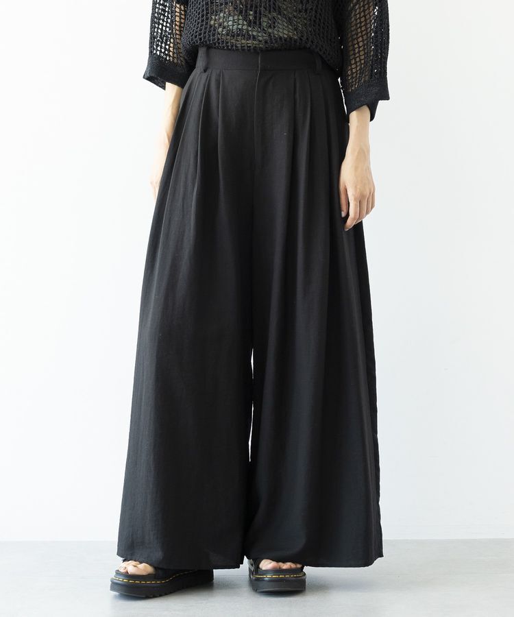 GARAGE OF GOOD CLOTHING「4タックボリュームパンツ」|その他|Black