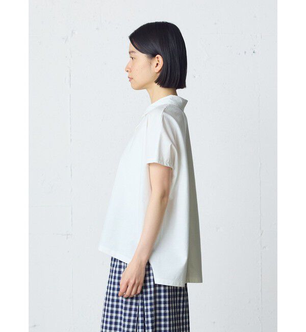 MidiUmi「MidiUmi ポロノースリーブプルオーバー」|Tシャツ・カットソー|