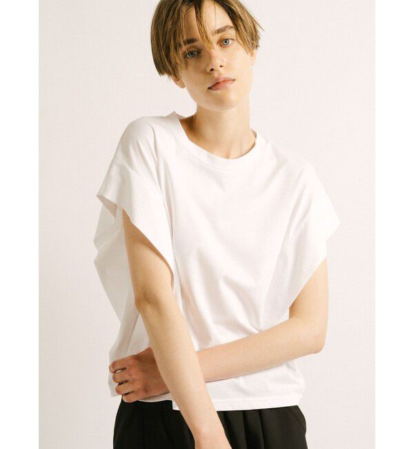 mizuiro ind「mizuiro ind ショルダータックノースリーブプルオーバー」|Tシャツ・カットソー|