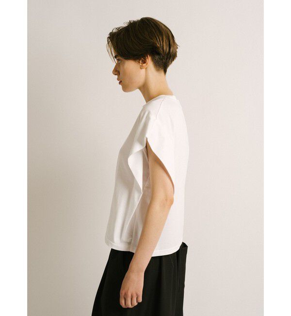mizuiro ind「mizuiro ind ショルダータックノースリーブプルオーバー」|Tシャツ・カットソー|
