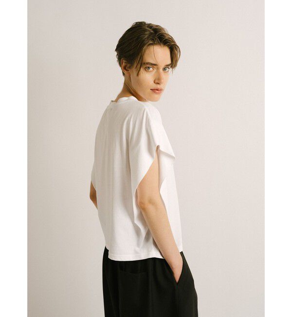 mizuiro ind「mizuiro ind ショルダータックノースリーブプルオーバー」|Tシャツ・カットソー|
