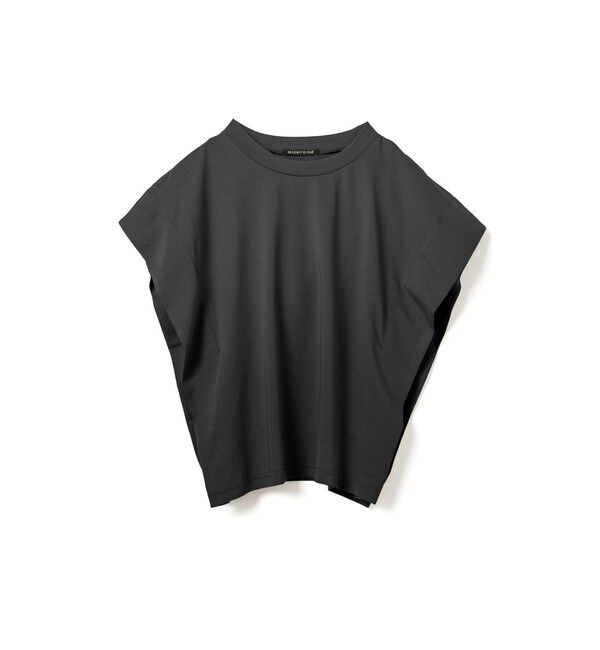 mizuiro ind「mizuiro ind ショルダータックノースリーブプルオーバー」|Tシャツ・カットソー|ブラック
