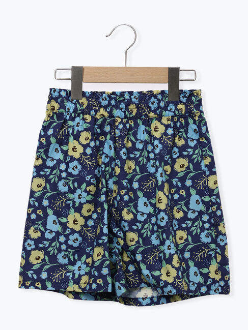Samansa Mos2 Lagom「【140・150】花柄ショートパンツ(セットアップ可)」|その他|ネイビー