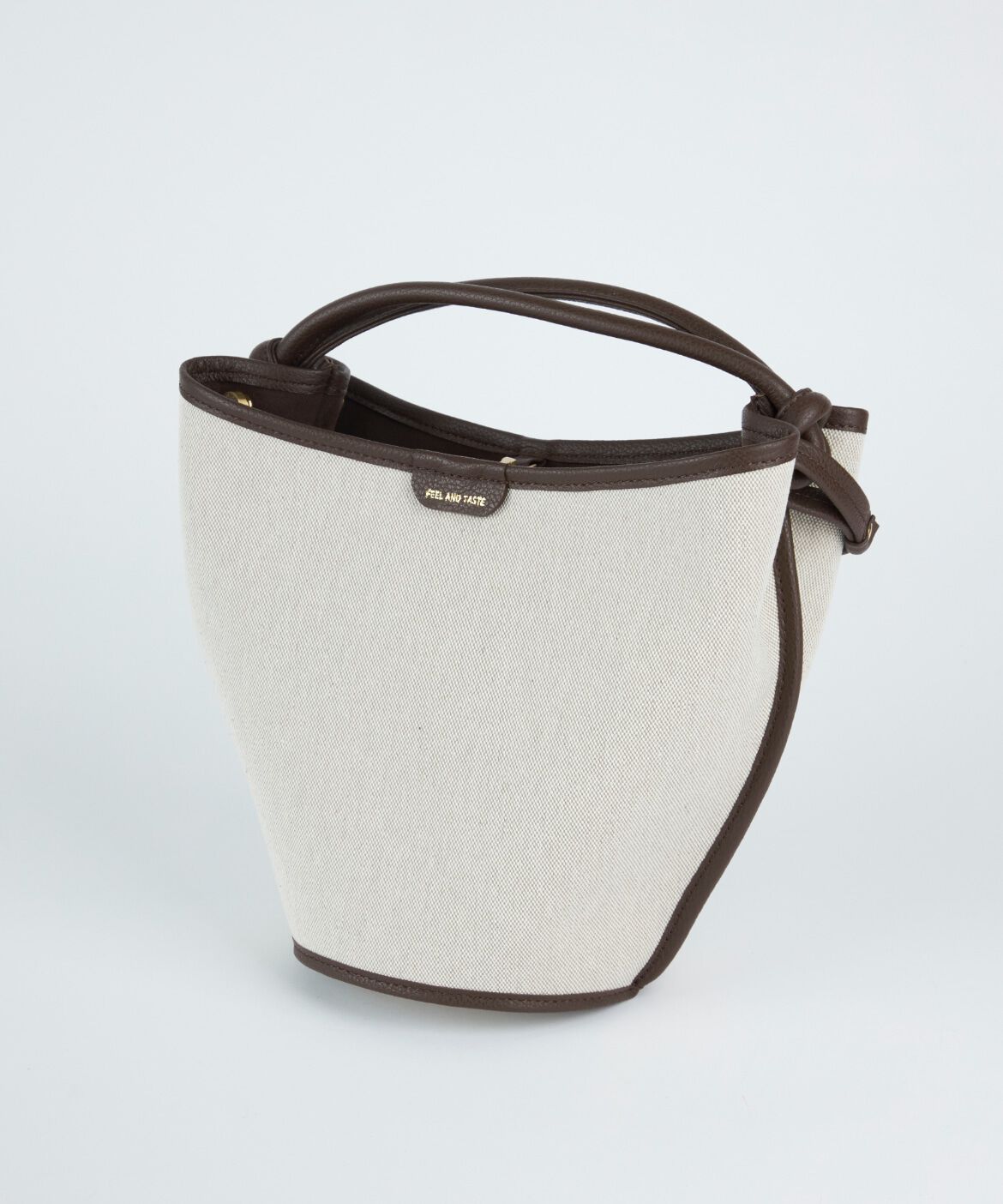 FAVORITE SUKINAMONO「bar-knot bucket ショルダーバッグ《FEEL AND TASTE》」|ショルダー・メッセンジャー|ダークブラウ 4