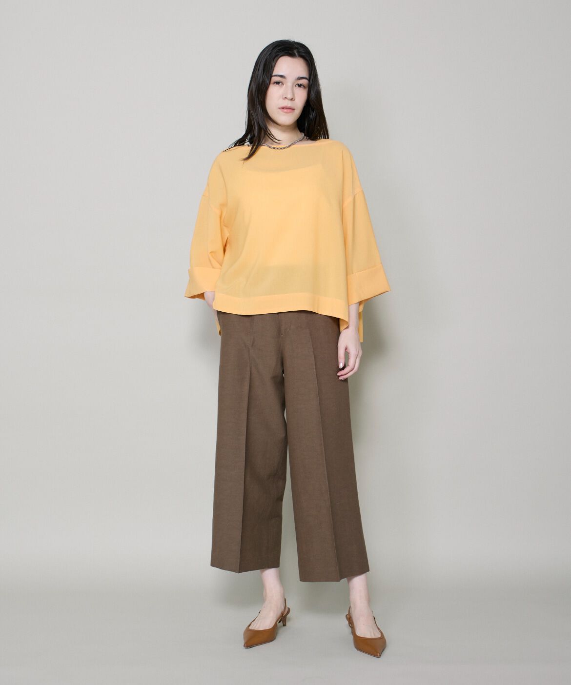 DAY by DAY it&rsquo;s international「ﾘﾈﾝﾜｲﾄﾞｸﾛｯﾌﾟﾄﾞﾊﾟﾝﾂ|凛と涼しい､上品ﾄﾞﾚｰﾌﾟの」|その他|