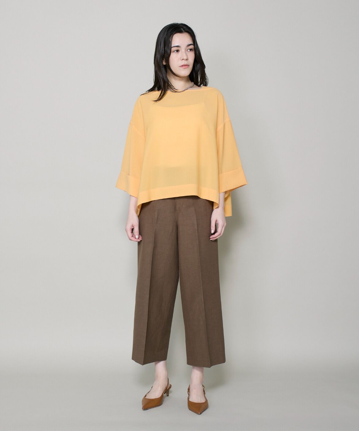 DAY by DAY it&rsquo;s international「ﾘﾈﾝﾜｲﾄﾞｸﾛｯﾌﾟﾄﾞﾊﾟﾝﾂ|凛と涼しい､上品ﾄﾞﾚｰﾌﾟの」|その他|