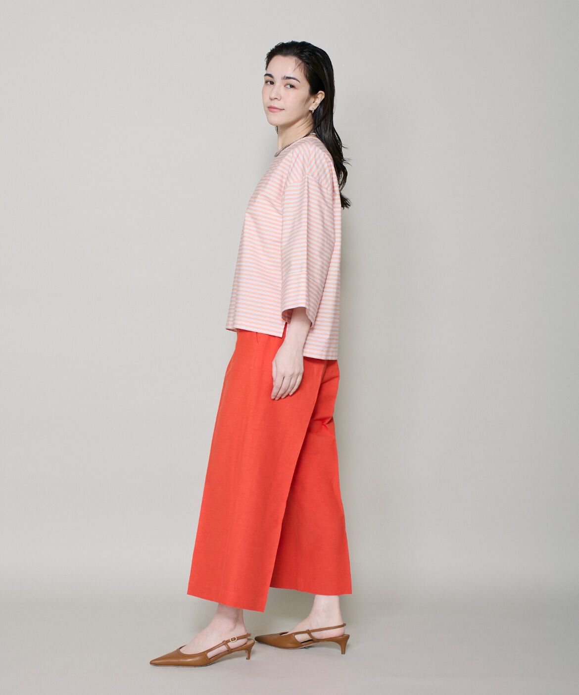 DAY by DAY it&rsquo;s international「ﾘﾈﾝﾜｲﾄﾞｸﾛｯﾌﾟﾄﾞﾊﾟﾝﾂ|凛と涼しい､上品ﾄﾞﾚｰﾌﾟの」|その他|