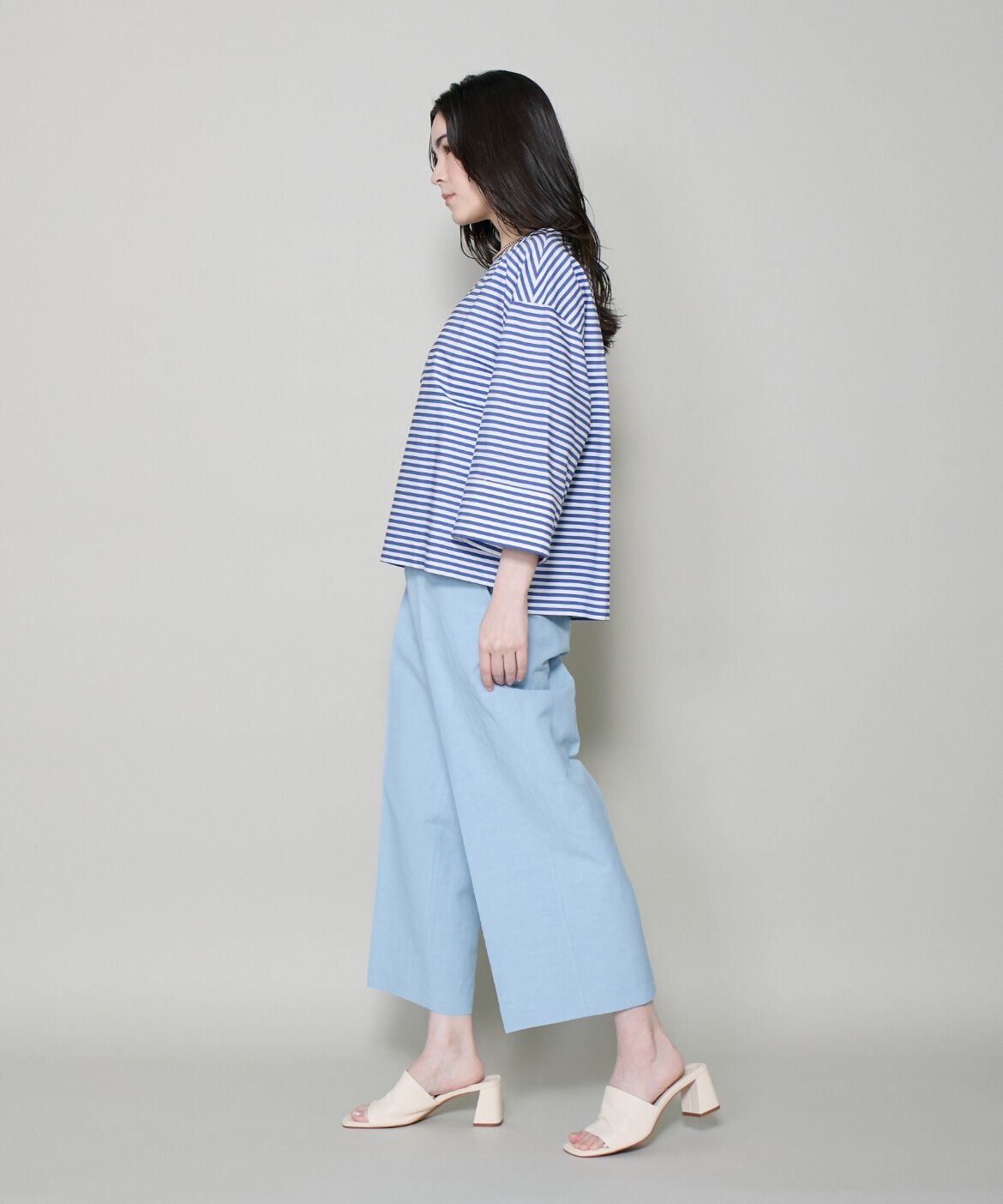DAY by DAY it&rsquo;s international「ﾘﾈﾝﾜｲﾄﾞｸﾛｯﾌﾟﾄﾞﾊﾟﾝﾂ|凛と涼しい､上品ﾄﾞﾚｰﾌﾟの」|その他|